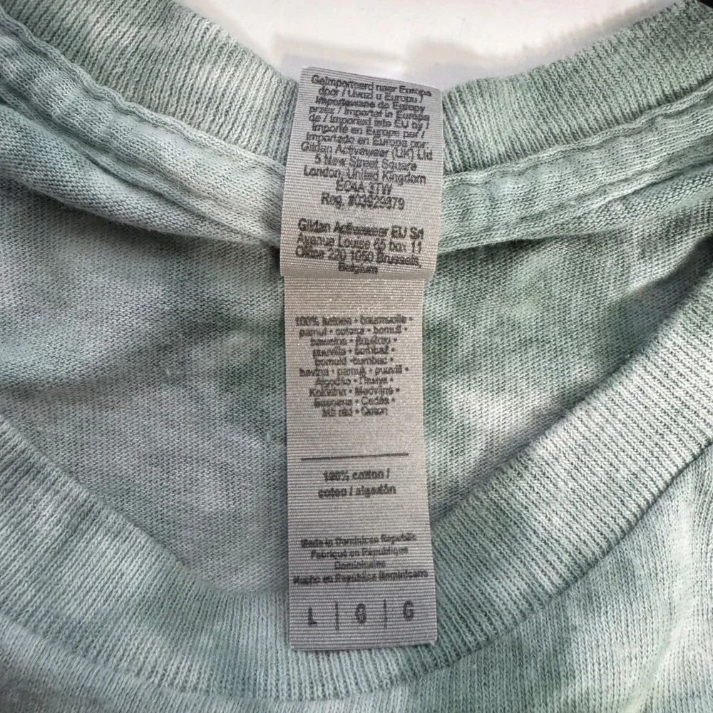 Bonnaroo 2023 Festival T-Shirt Mens Large Green Tie Dye Kendrick Lamar Gildan - Picture 8 of 8